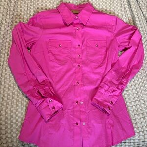 Pink Wrangler Pearl Snap